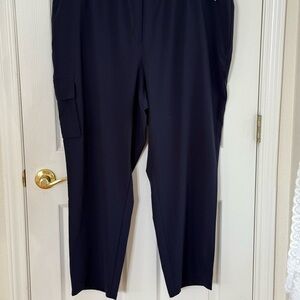 Zenergy by Chico's Dark Blue Cargo Pants (Chico’s size 4)